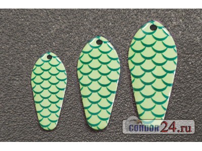 Лепесток для блесны FIT Myr Fluo, цвет 016